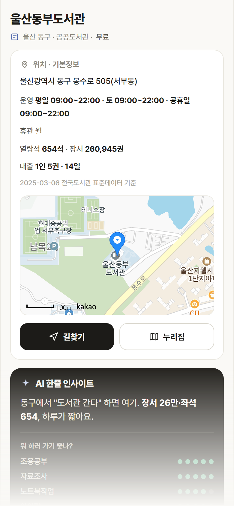 울산동부도서관 · 공공놀이터 울산 동구 울산동부도서관 도서관 안내